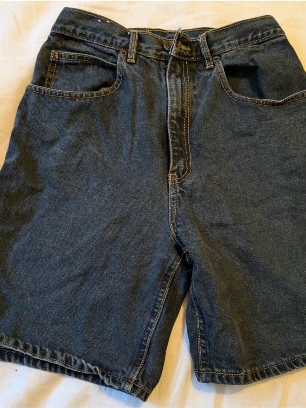 Jorts -Jordache Vintage 100% cotton no stretch 90s denim shorts high wa… - Picture 4 of 7